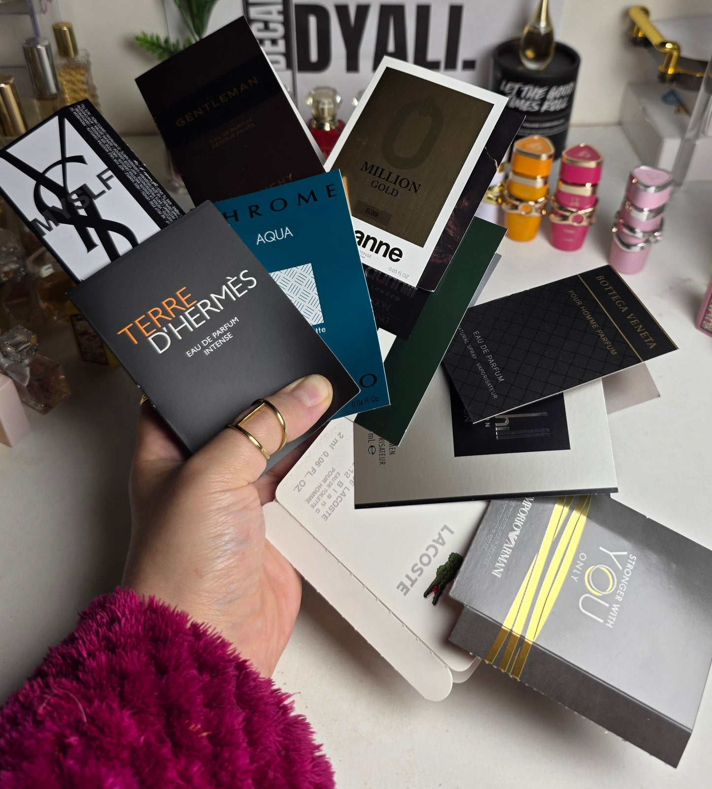 .Pack 10 Echantillons pour Homme 100% Original