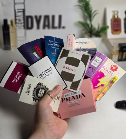 .Pack 10xEchantillons de parfum pour femme