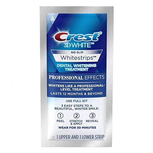 CREST 3D WHITESTRIPS PROFESSIONAL TRANSFORMATION 1 TREATMENT (45MIN)