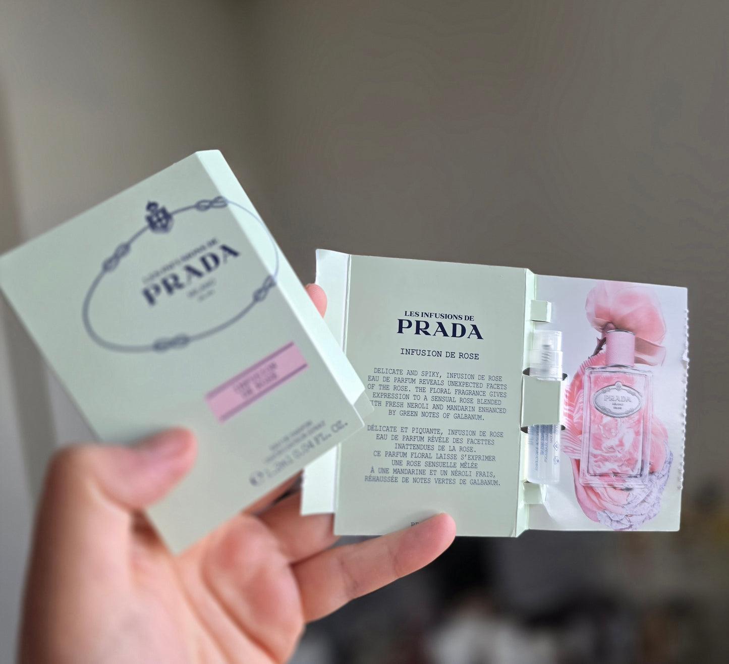 Echantillon Prada Infusion de Rose 1.2ml