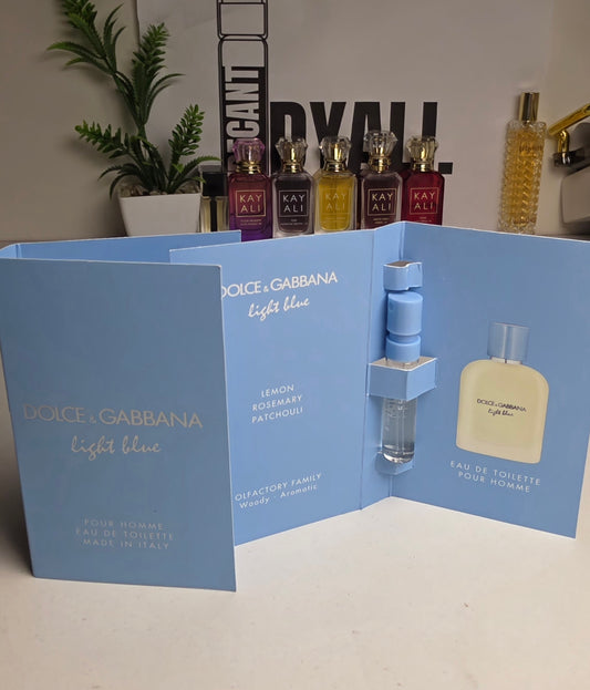 Echantillon D&G Light Blue pour Homme edt