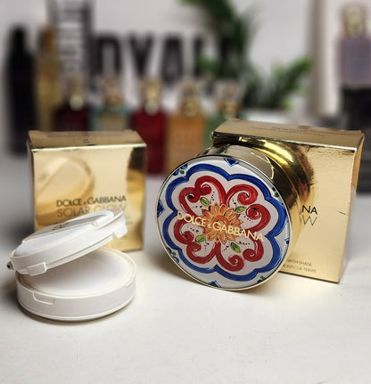 Dolce & Gabbana Solar Glow Cushion case + Healthy Glow Cushion Foundation
