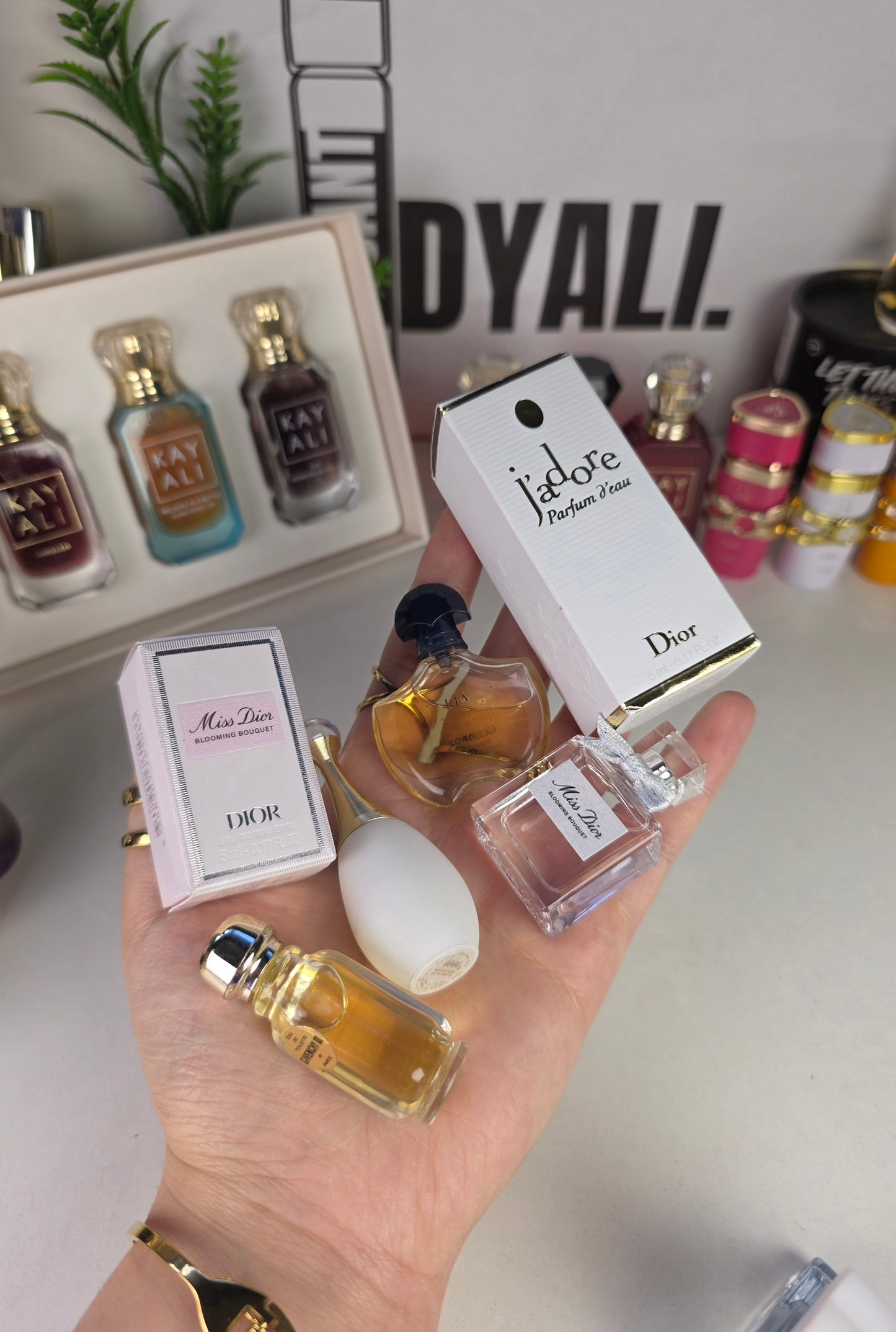 .Pack 4 Miniatures Dior + J'adore + Guerlain + Givenchy