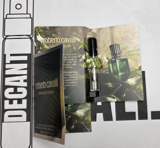 Echantillon Roberto Cavalli Paradise Found Pour Homme