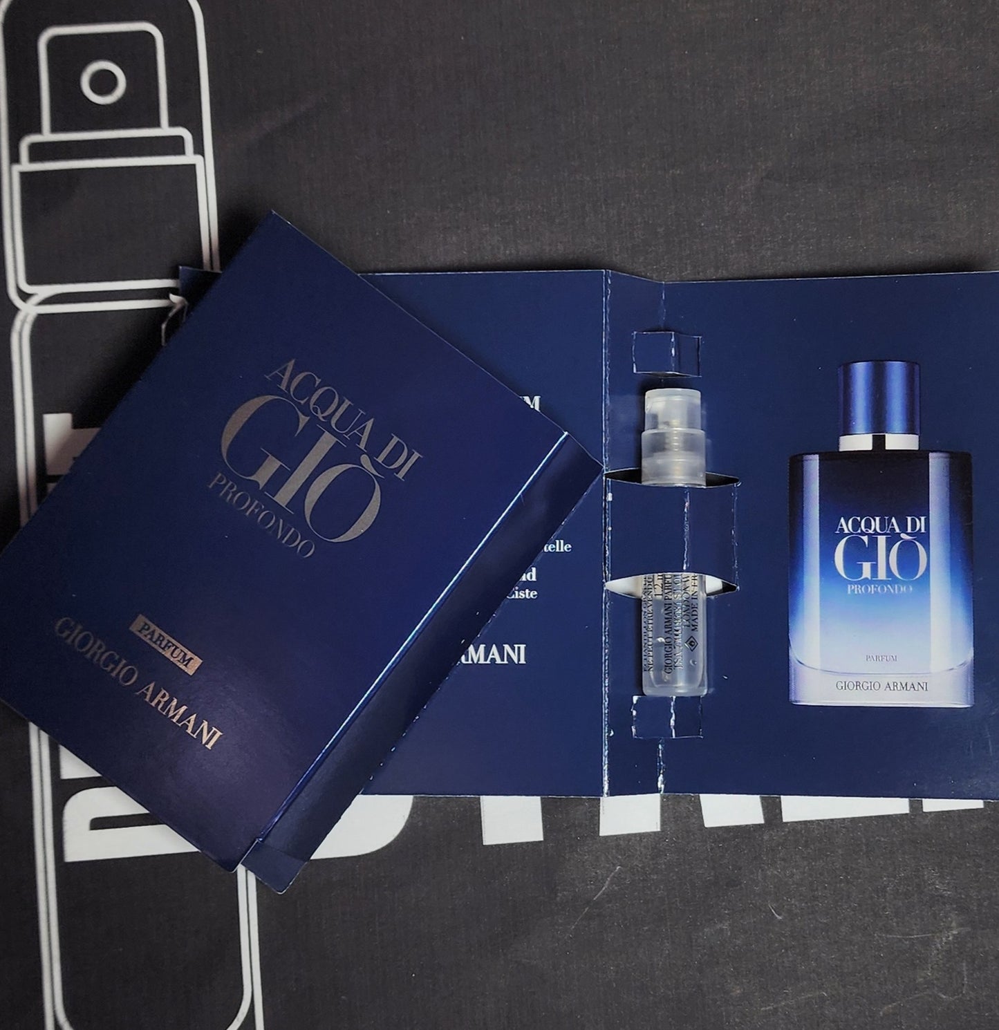 Echantillon Giorgio Armani Aqua Di Gio Profondo Homme