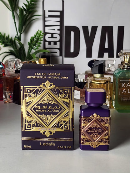 Miniature Badee Al Oud Amethyst Lattafa