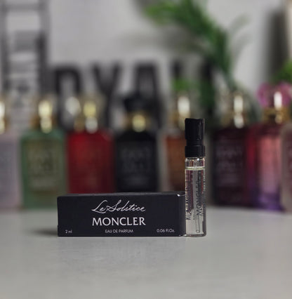 Echantillon MONCLER le solstice Eau de Parfum unisex 2ml