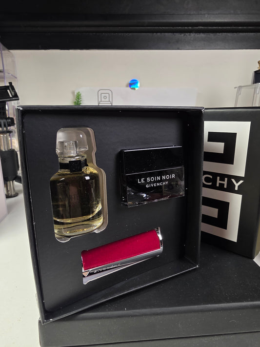 Coffret Miniature Linterdit 10ml + mini rouge Givenchy + Le Soin Noir