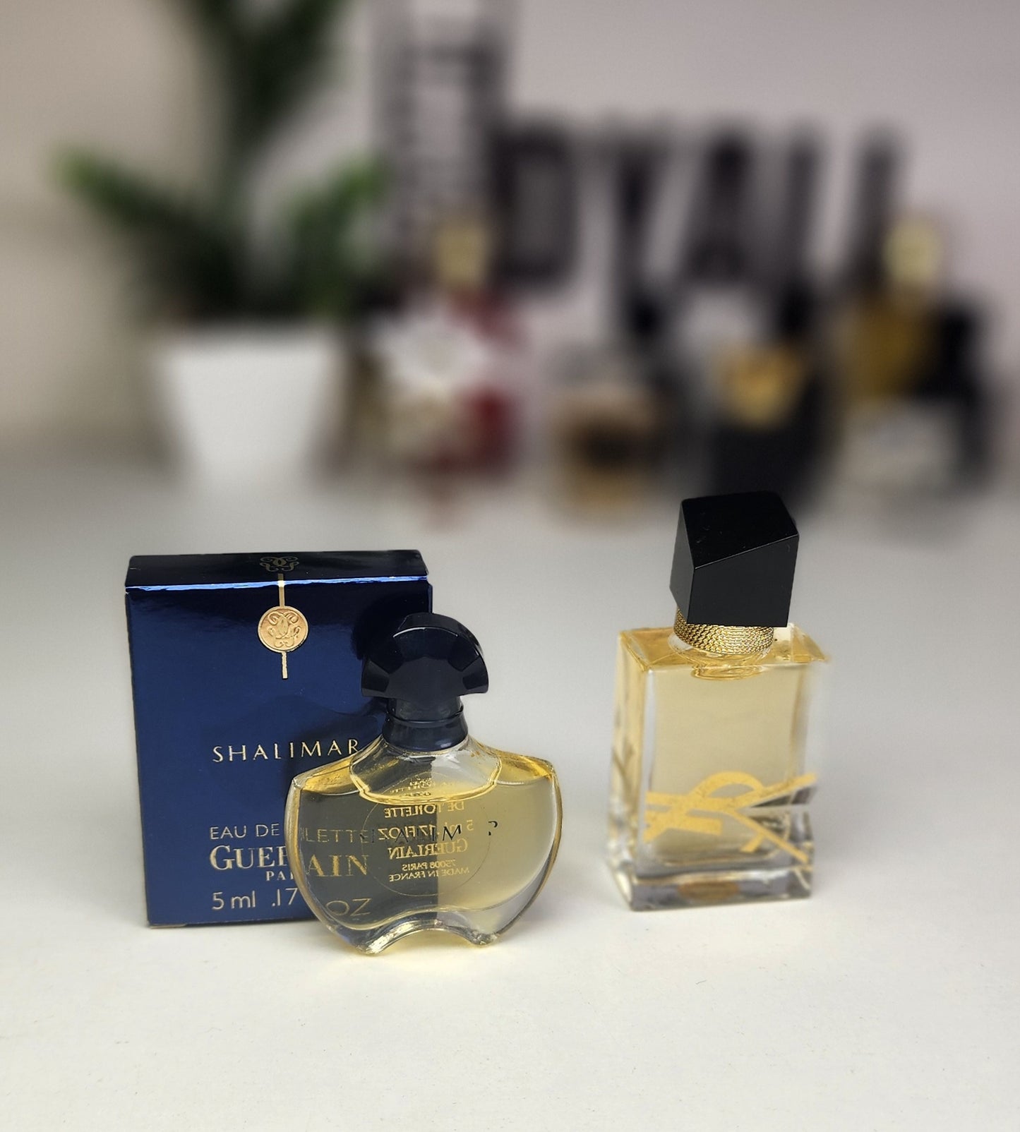 .Pack 2 Miniatures Libre YSL + Guerlain Shalimar